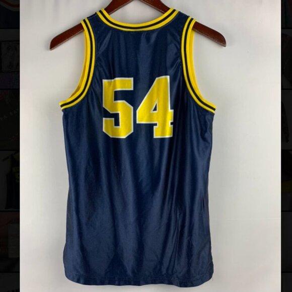 Vintage 1997 Nike Michigan Wolverines Youth Basketball Jersey #54 XL Made in USA - Picture 9 of 9